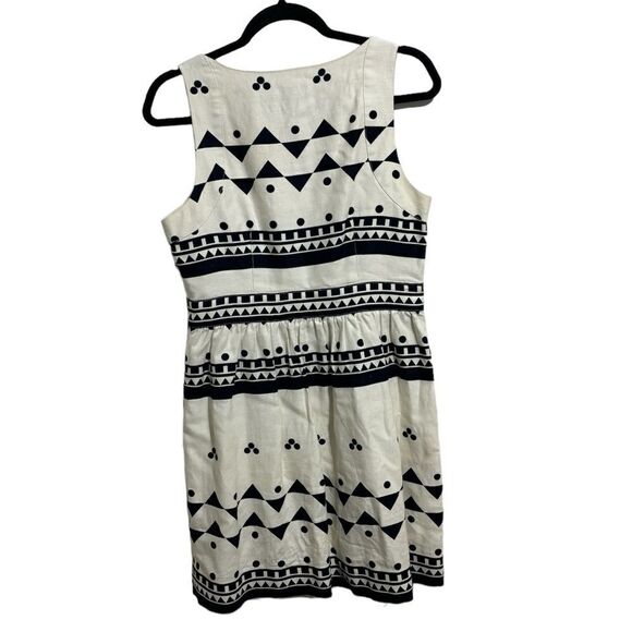 J. Crew Geometric Button Front Dress - Picture 3 of 6